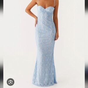 Pepper Mayo Sonia Maxi Dress With Sweetheart Neckline Size 2 Nwt.